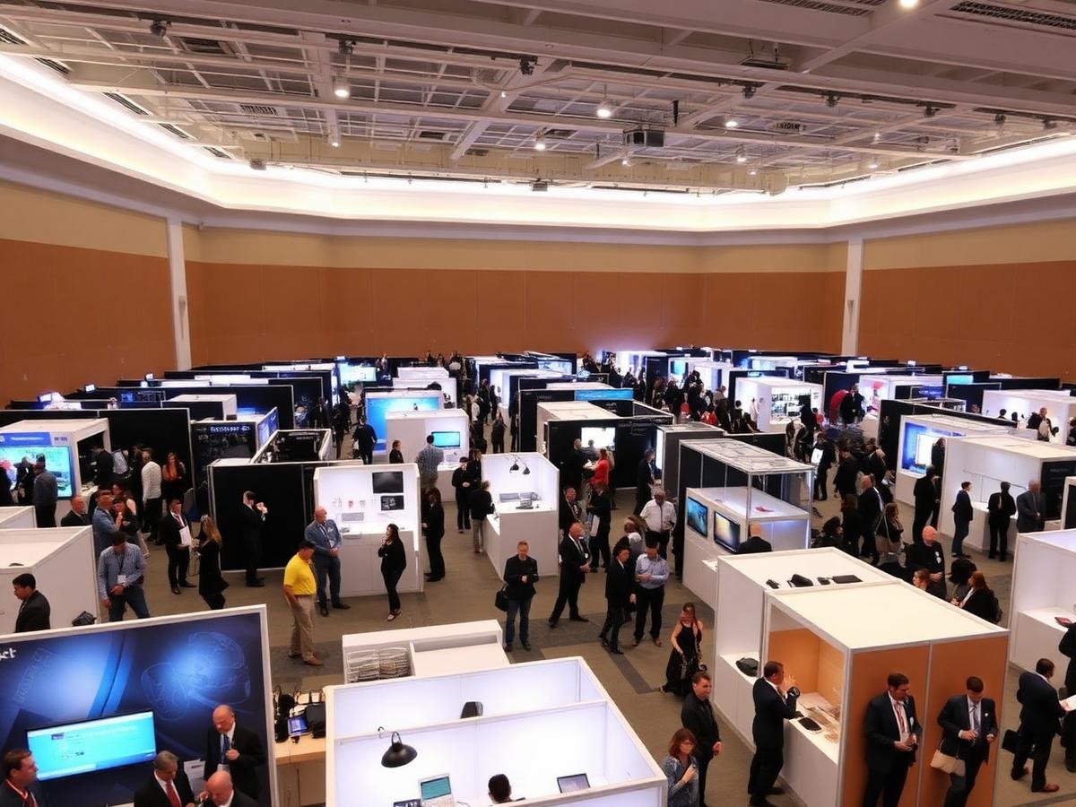 Exhibition hall event managed by DS Events
